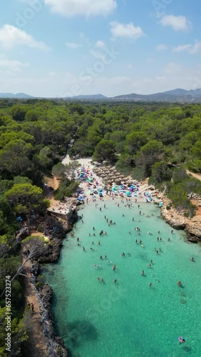 Cala Sa Nau: a paradise beach in Palma de Mallorca, Spain