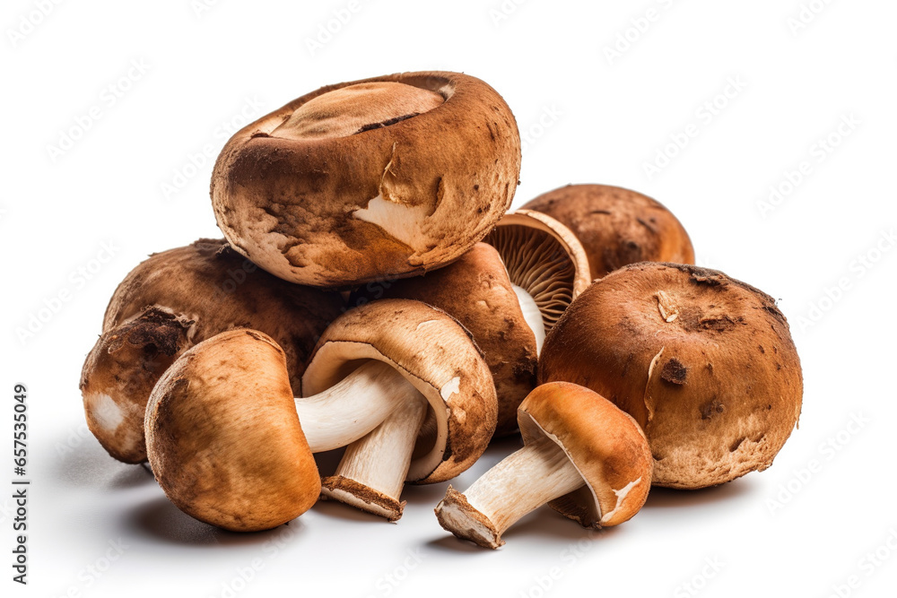 Fresh porcini mushroom known for their distinct flavor Fresh porcini mushroom known for their distinct flavor