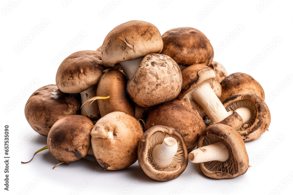 Fresh porcini mushroom known for their distinct flavor Fresh porcini mushroom known for their distinct flavor