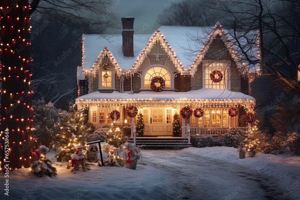 Charming Christmas Home: Tonalist-Inspired Rural Beauty