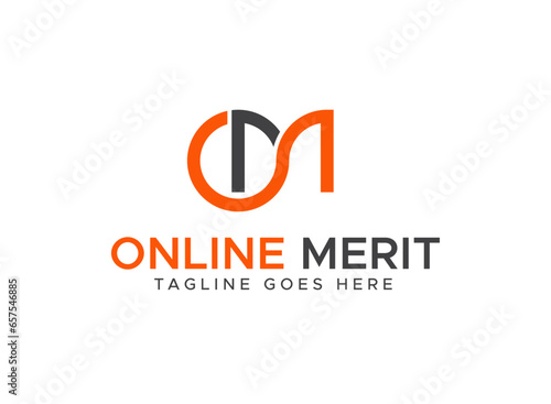 Introducing our OM Letter Mark Logo Design: This striking emblem encapsulates the essence of modernity and simplicity, making it an ideal choice for any company seeking a unique, minimalistic branding