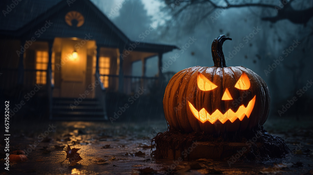 Obraz premium Halloween pumpkin