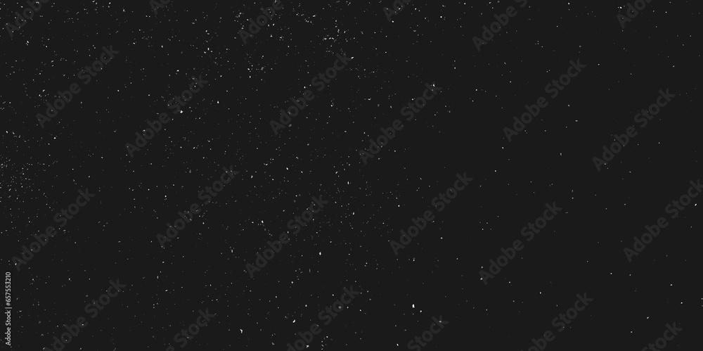Minimal starry night sky background - vector few stars space background. Perfect starry night sky background. Snowfall on a black background.