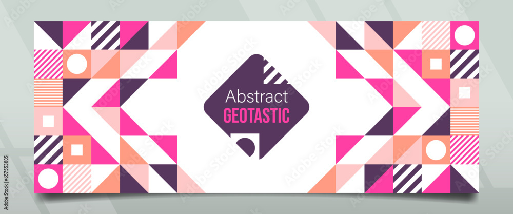 Geotastic Prism Central Space Abstract Banner Design