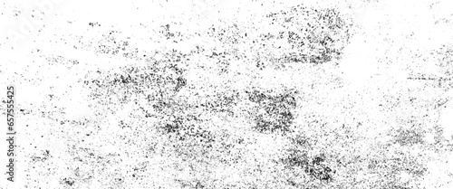 Grunge black and white texture. Vector abstract monochrome background, white texture with scratches and cracks which can be used as a background.