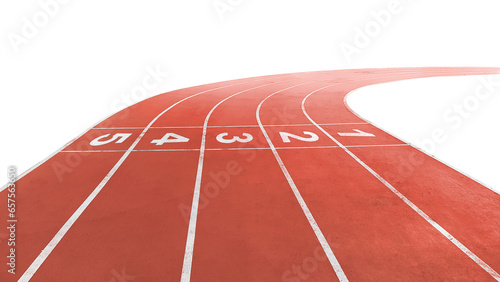 Running track in the stadium PNG transparent