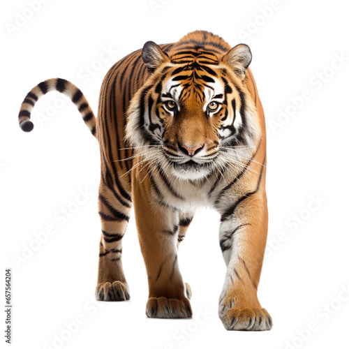 Tiger isolated on transparent backgound