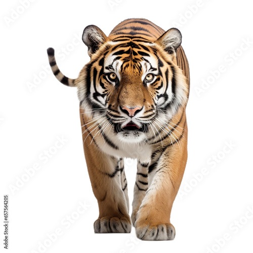 Tiger isolated on transparent backgound