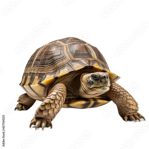 Tortoise isolated on transparent backgound