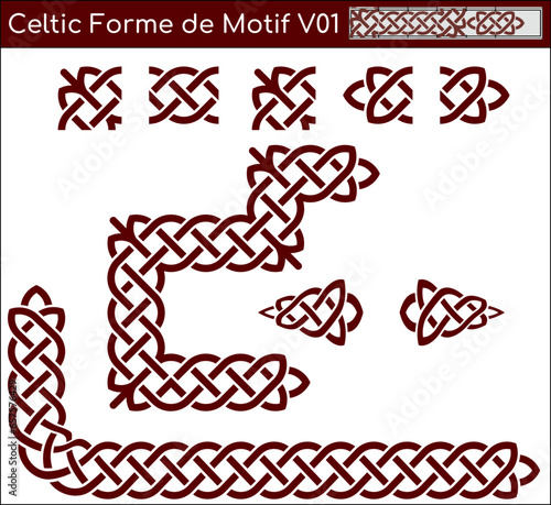 Celtic Forme de motif V01