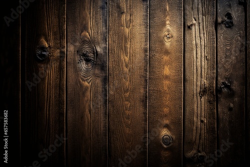 Wooden wall, planks, wooden background, retro background, digital art style, illustration painting