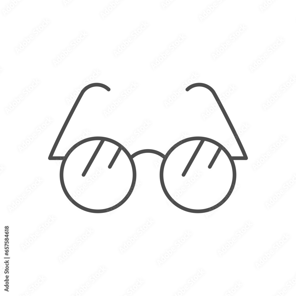Eyeglasses or spectacles line icon Eyeglasses or spectacles line icon