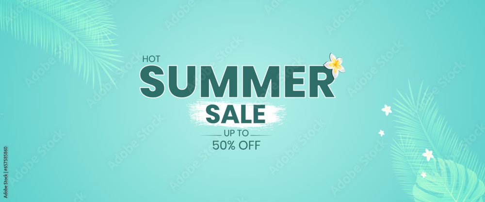 Summer sale Colorful background. Summer sale creative ads. Summer sale design for banner, poster 3D Illustration