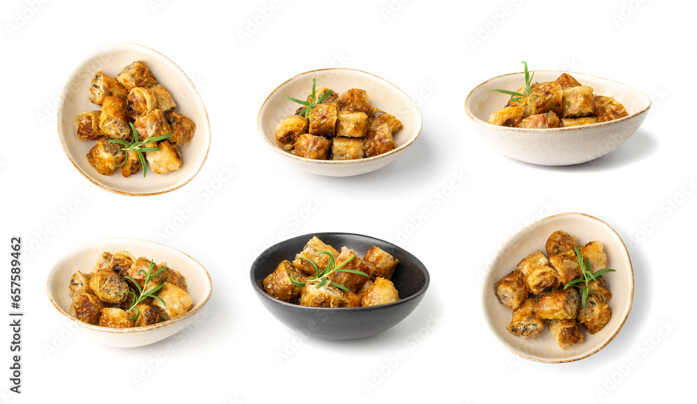 Spring Rolls, Rollos Primavera Isolated Spring Rolls, Rollos Primavera Isolated
