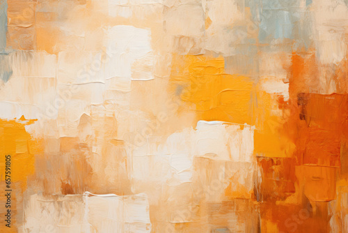 Abstract Earthy Palette: Oil Paint Detail