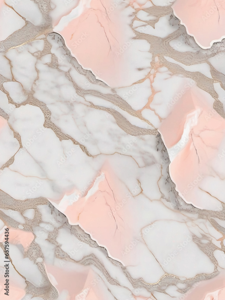 Fototapeta premium 3d texture marble pink&white&gray