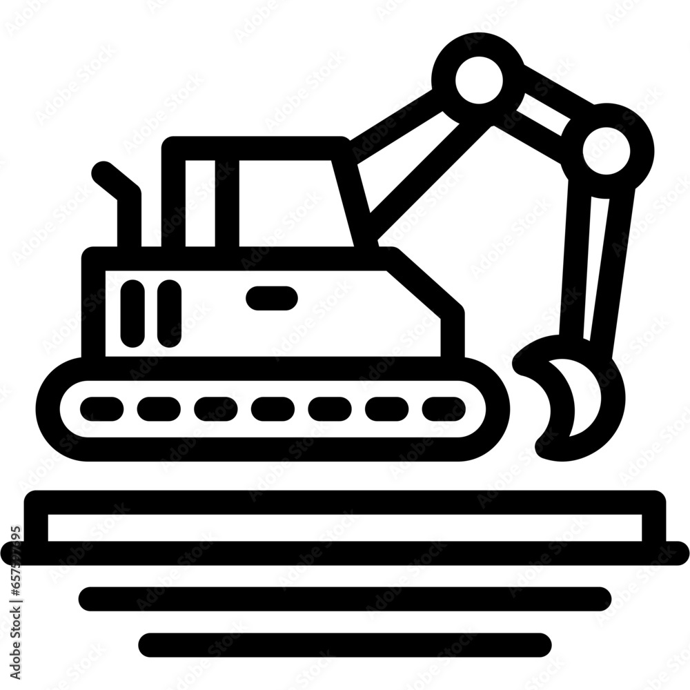 Excavator Icon