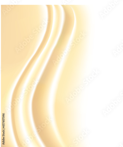 Vector drawing light wavy pattern