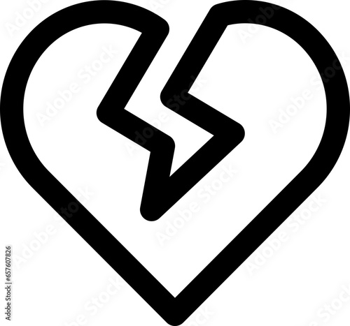 broken heart icon