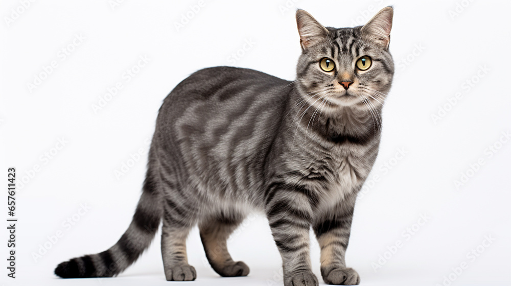 Fototapeta premium cat isolated on white