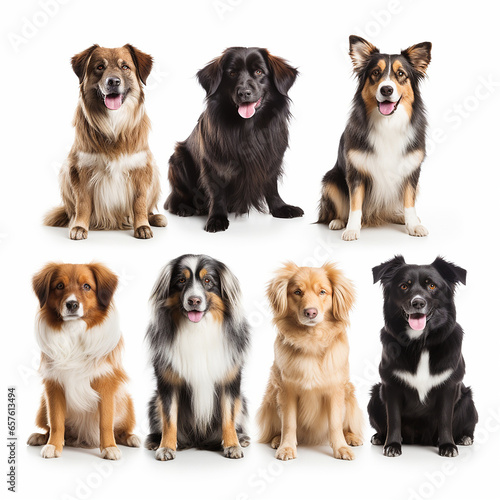 grupa psów