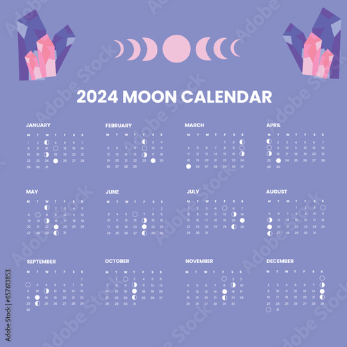Moon Calendar 2024