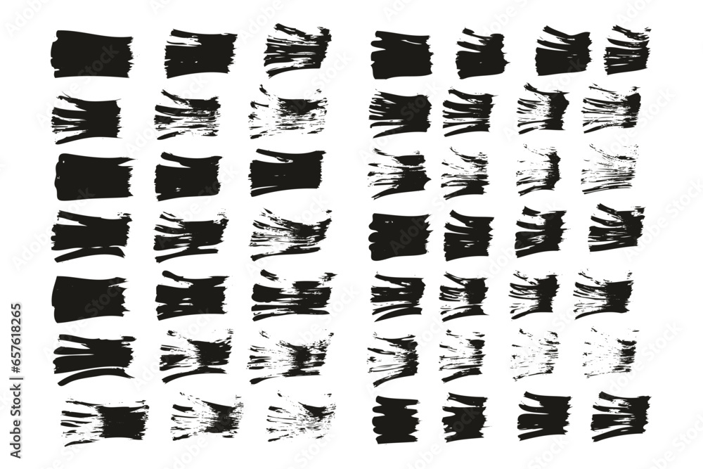 Flat Fan Brush Thin Straight Lines Mix High Detail Abstract Vector Background Mix Set Flat Fan Brush Thin Straight Lines Mix High Detail Abstract Vector Background Mix Set