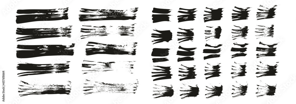 Flat Fan Brush Thin Straight Lines Mix High Detail Abstract Vector Background Mix Set Flat Fan Brush Thin Straight Lines Mix High Detail Abstract Vector Background Mix Set