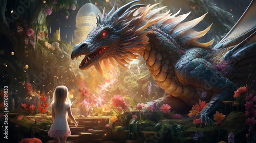 Magical Dragon in wonderland