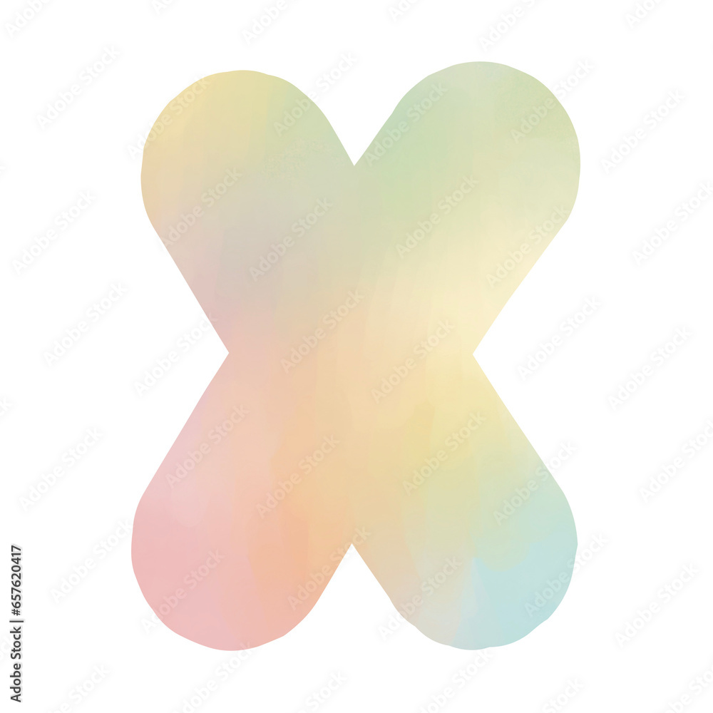 Cute Pastel Watercolor Alphabet A-Z Cute Pastel Watercolor Alphabet A-Z