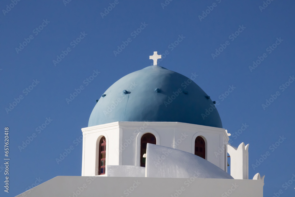 Greek Orthodox Church in Santorini Greek Orthodox Church in Santorini