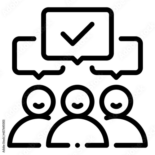 people vote icon