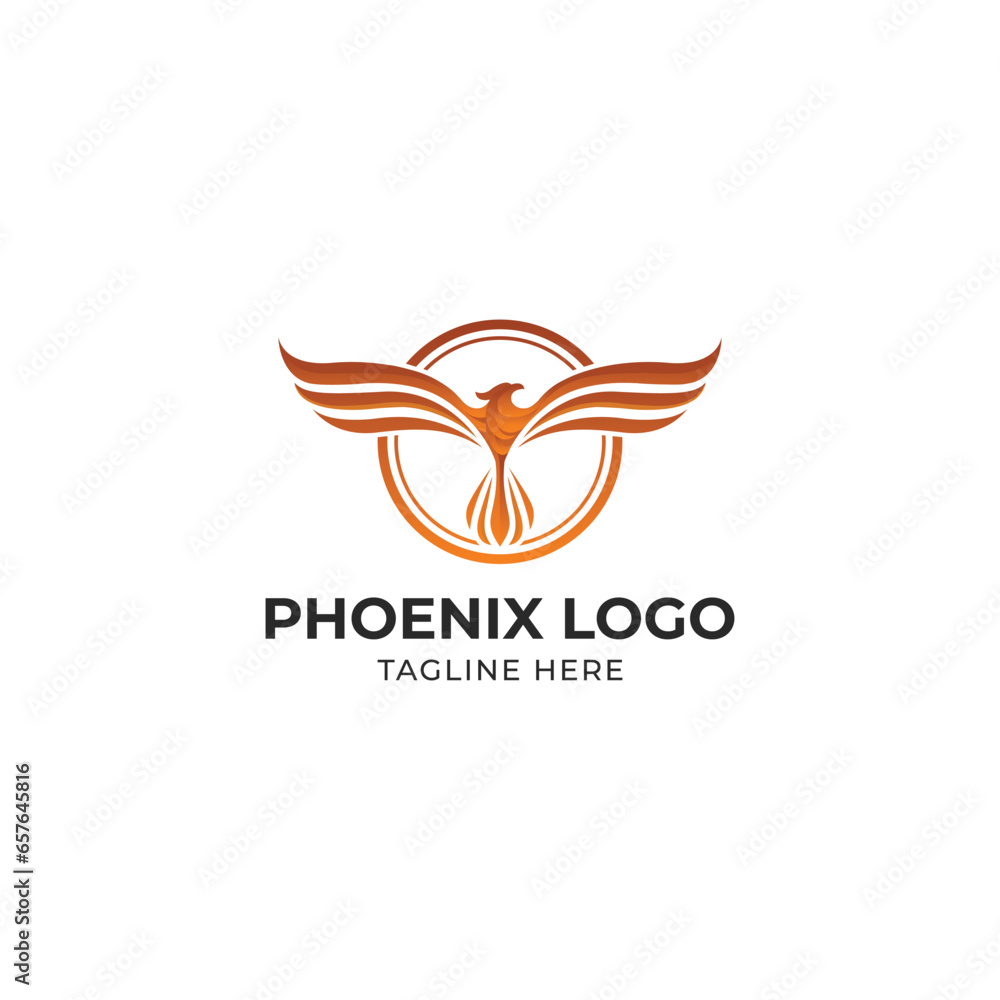 Phoenix Logo Design Vector Template Phoenix Logo Design Vector Template