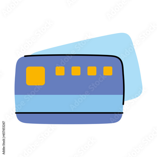 credit card hand drawn illustration