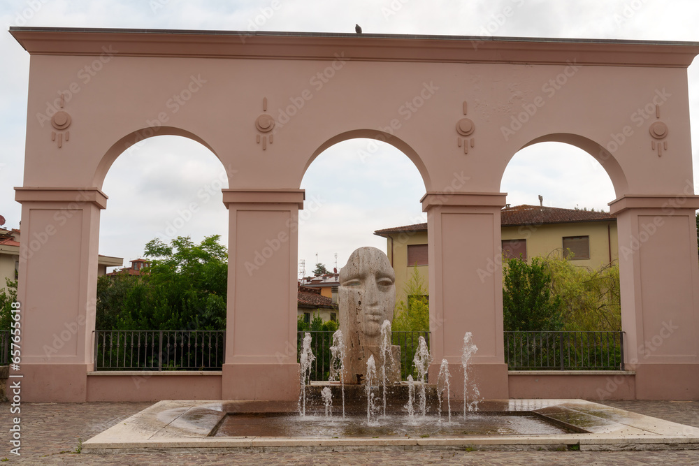 Fototapeta premium Fountain in Cavriglia, Arezzo province, Tuscany