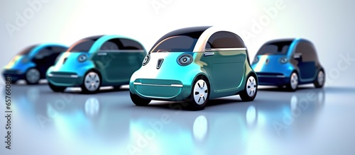 Technological electric cars controlled by robots