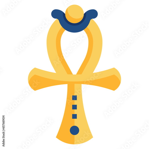ANKH filled outline icon,linear,outline,graphic,illustration