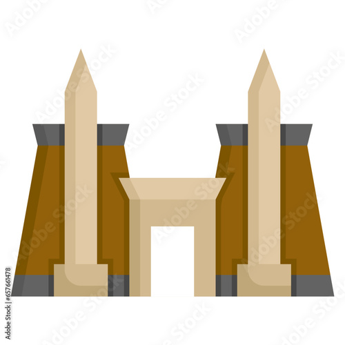 KARNAK filled outline icon,linear,outline,graphic,illustration