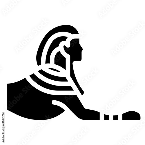 SPHINX filled outline icon,linear,outline,graphic,illustration
