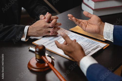 Consultant Attorney A business lawyer who works on legal matters in the courtroom to help a stressed client or businessperson in a failed business.