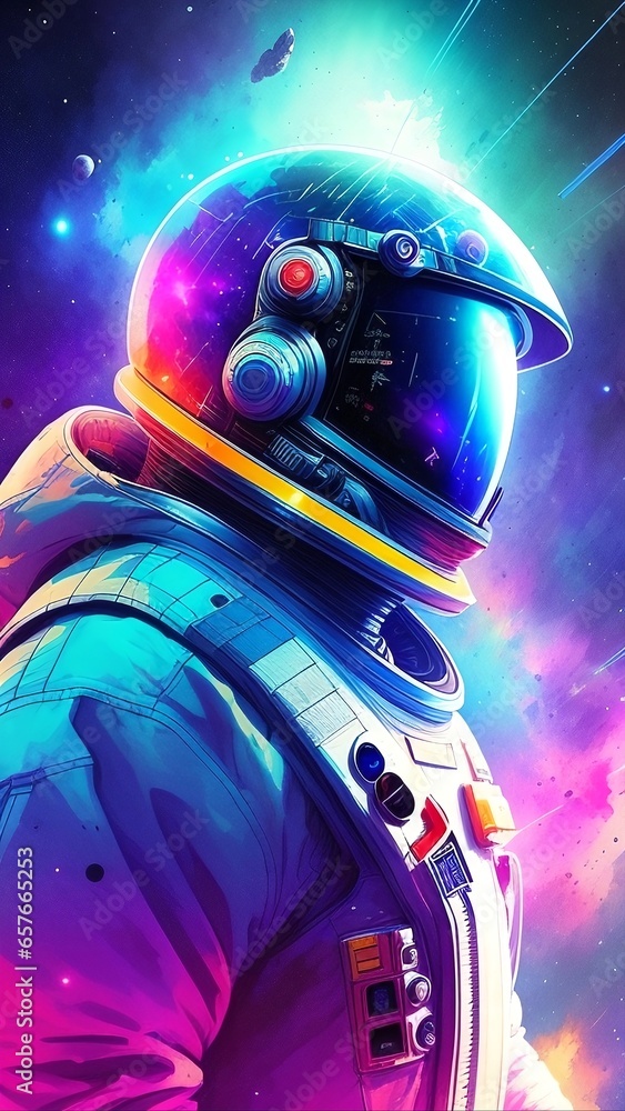 Astronaut, generative ai Astronaut, generative ai