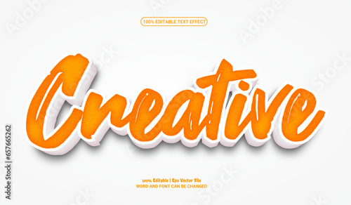 Creative fully editable premium vector text effect