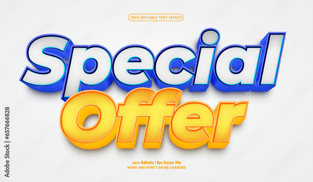 Special fully editable premium vector text effect