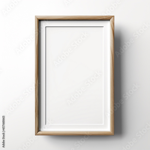 photo frame for table isolated on a white background
