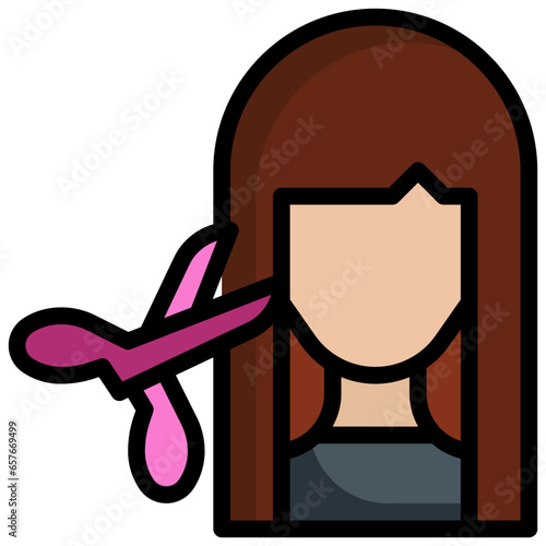 bangs filled outline icon,linear,outline,graphic,illustration