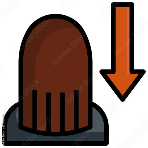 straighten filled outline icon,linear,outline,graphic,illustration