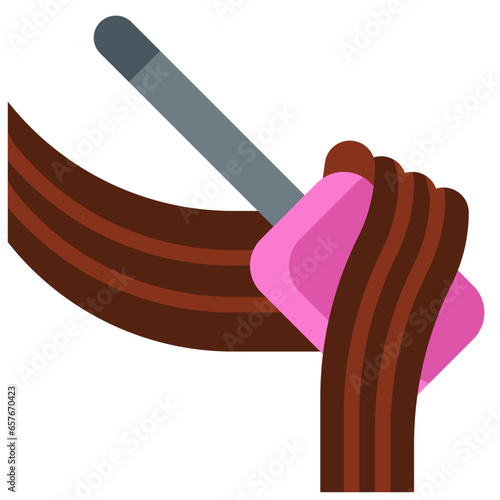 hairbrush filled outline icon,linear,outline,graphic,illustration