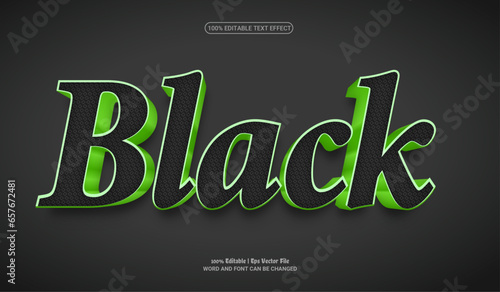 Black fully editable premium vector text effect