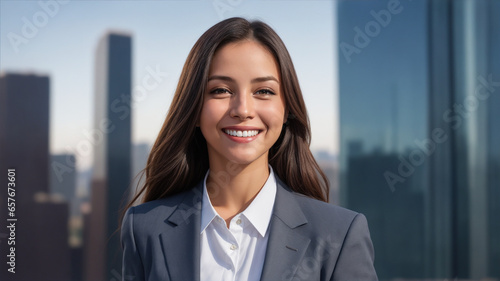 Businesswoman Smiling Happily Free Download Businesswoman Smiling Happily - GFXLoad