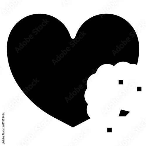 BITE filled outline icon,linear,outline,graphic,illustration